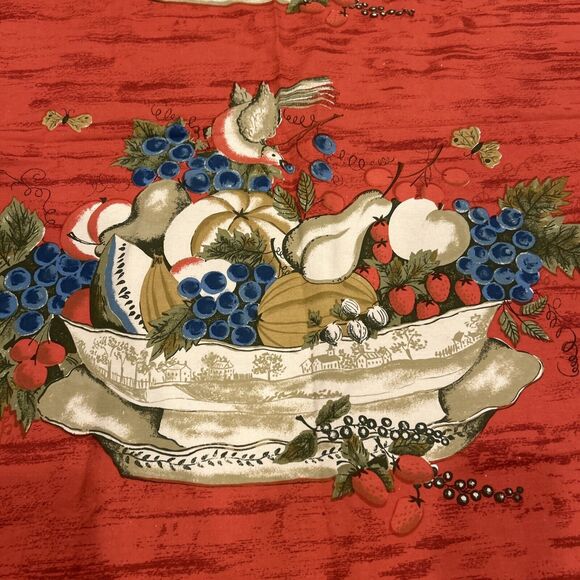 Vintage Henry Ford Museum By Greeff  Fruit Bowl Finishing School 3 Yards 2” - Picture 3 of 12